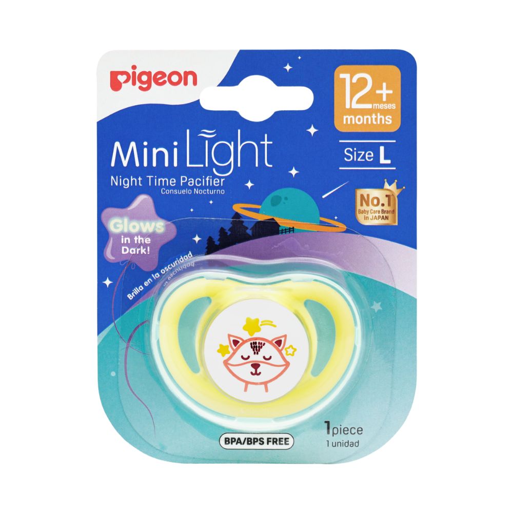 Chupete Pigeon MiniLight Noche (brilla en la oscuridad)