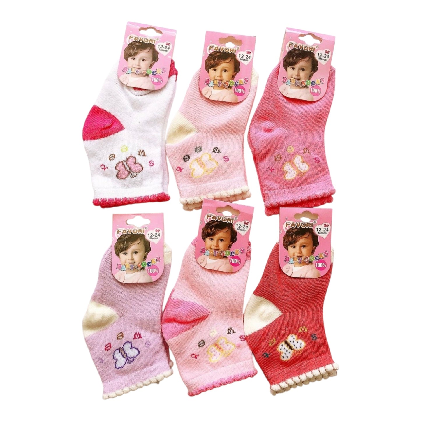 Pack 3 Calcetines Algodón Bebé