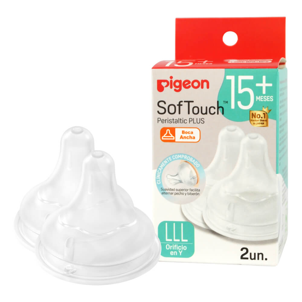 Tetina Repuesto Softouch Boca Ancha Pigeon 2 Unids