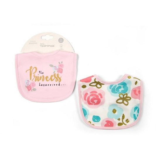 Set 2 baberos Triple Capa niña Tedmimak