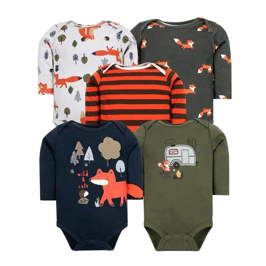 Set 5 Bodys Manga Larga Zorro