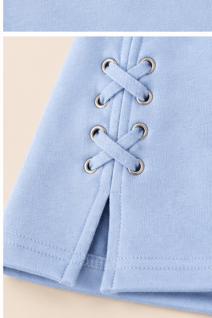Conjunto Buzo Algodón Perrito Celeste para Bebé Niña