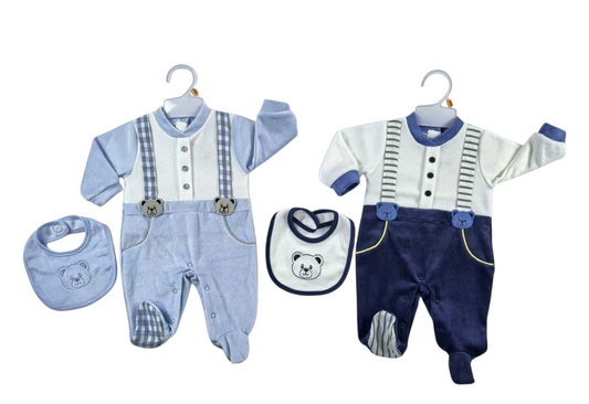 Osito Plush Bebé con Babero