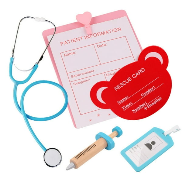 Maleta de Juegos Set Doctor con Accesorios Juguete Madera