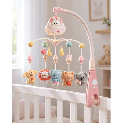 Móvil De Cuna Para Bebés Con Luz Musica Y Control Nube ☁️