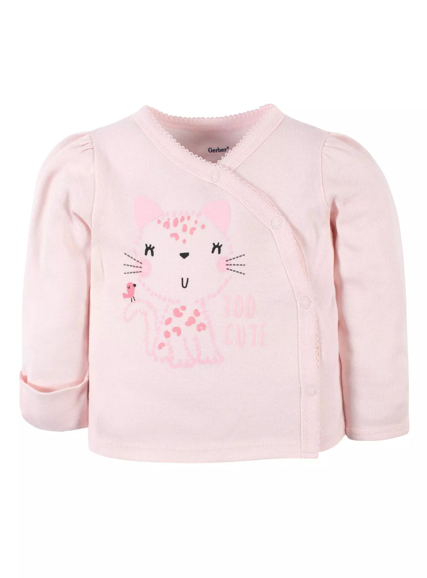 Pijama Algodón con Gorro Algodón Gatita Rosa
