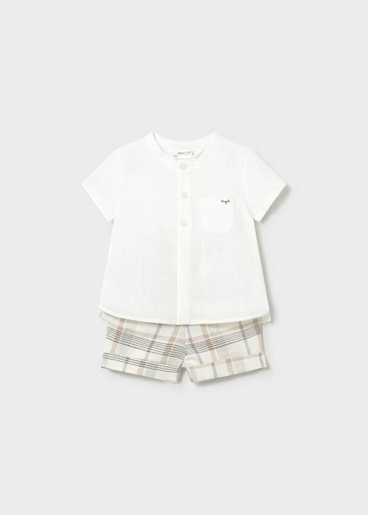 Conjunto short y camisa bebé| Algodón Orgánico Mayoral