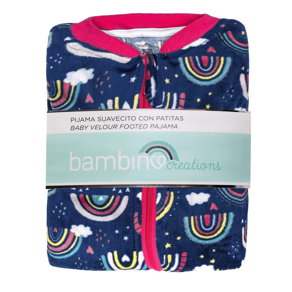 Pijama Suavecito Bambino Modelo Arcoiris 🌈 