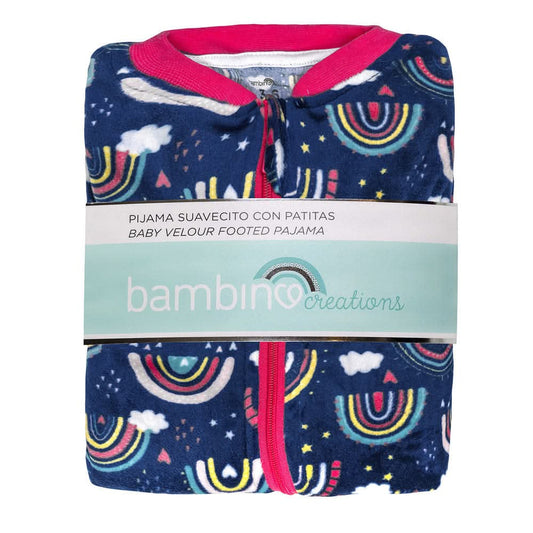Pijama Suavecito Bambino Modelo Arcoiris 🌈 