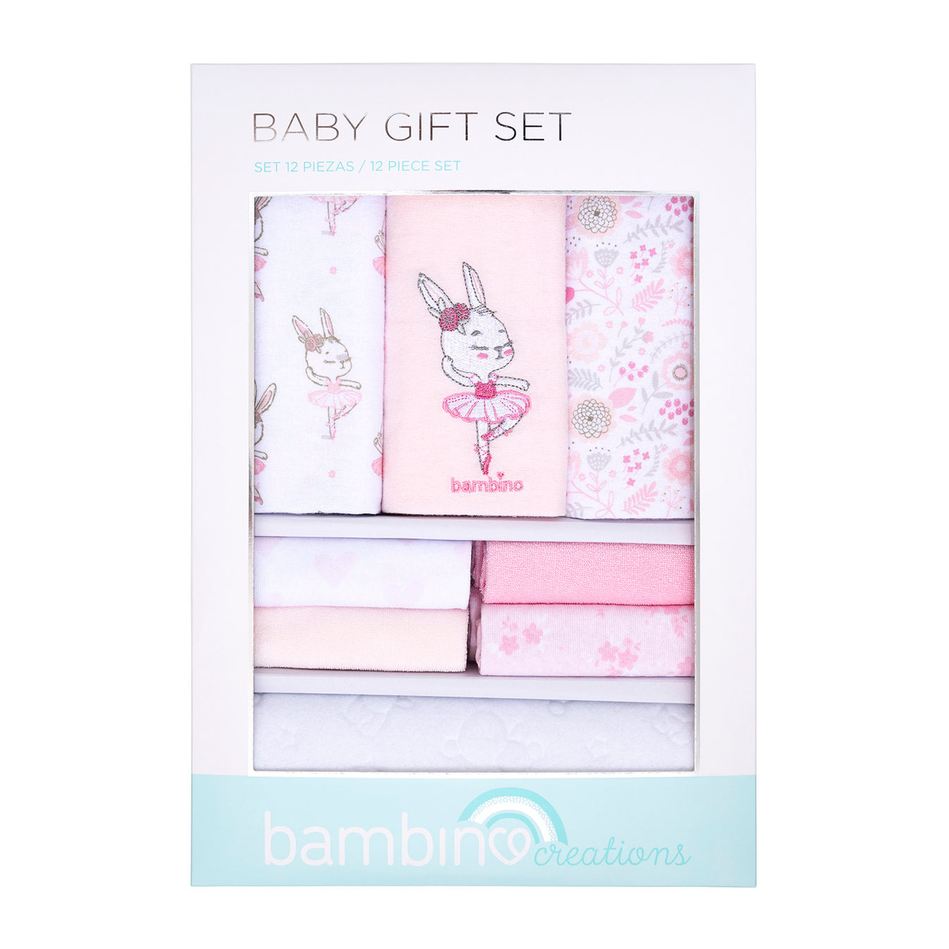 Caja Regalo Conejita 12 piezas Bambino
