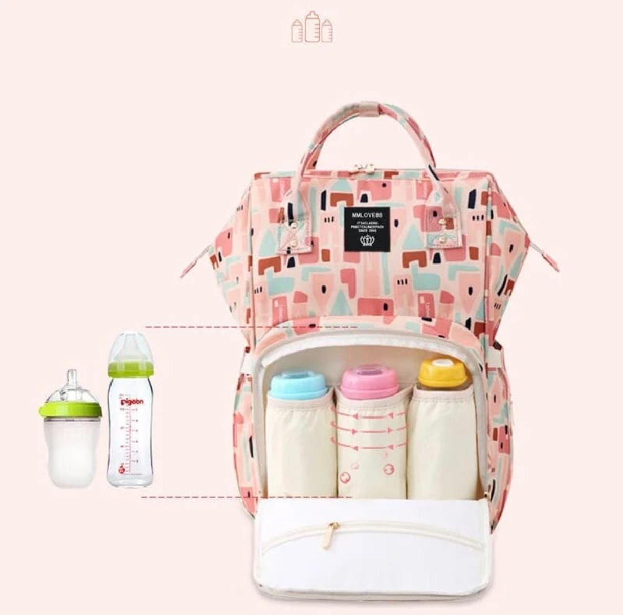 Mochila Maternal Estampada