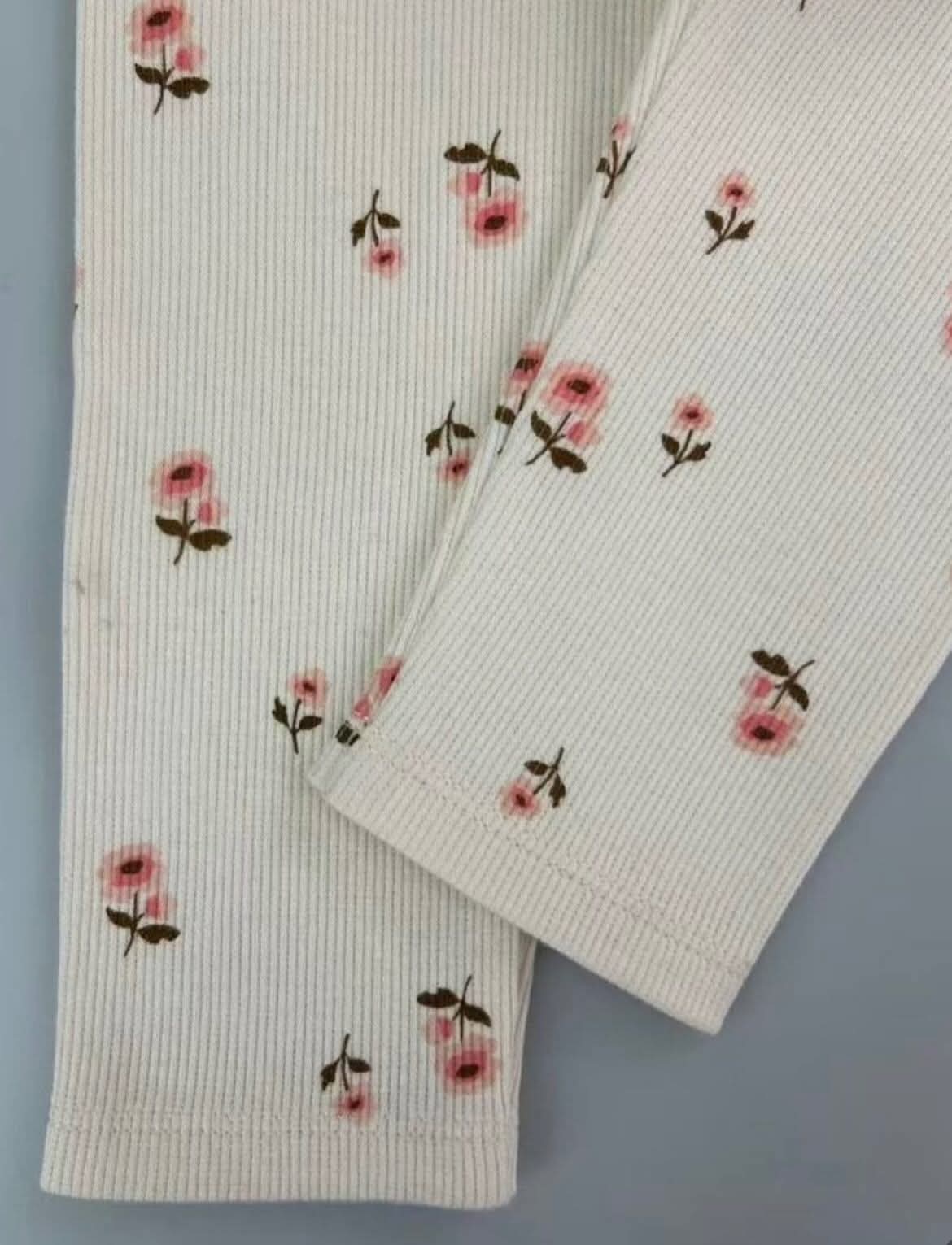 Conjunto Mezclilla Beba | Blusa Denim con Calza Floral