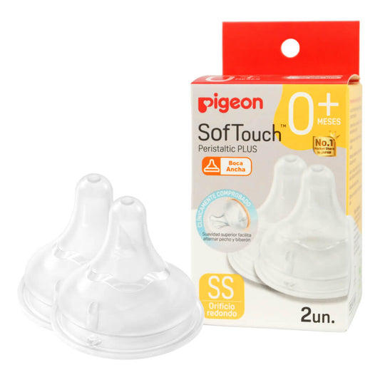 Tetina Repuesto Softouch Boca Ancha Pigeon 2 Unids