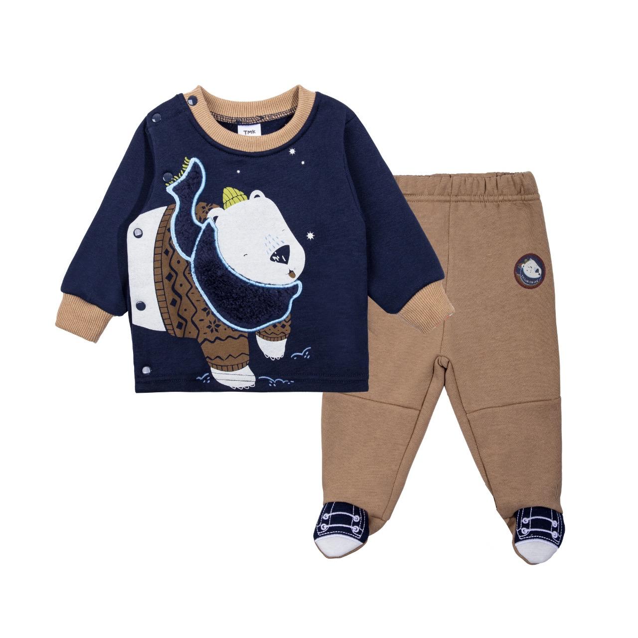 Traje 2 piezas Bebé Oso Polar