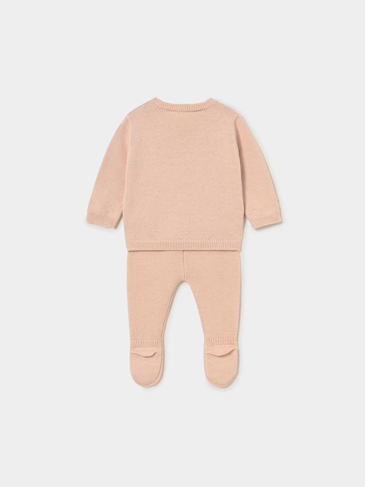 Conjunto polaina y jersey tricot recién nacido Europeo Topo Mayoral