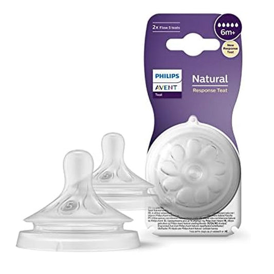 Tetina Natural Response 6+ meses Flujo 5, Avent