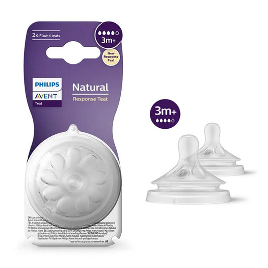 Tetinas Natural Response 3m+ Flujo 4, AVENT